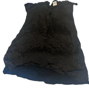 ZARA BLACK DRESS SILK SATIN SIZE M-L TAG-Attatched NWT